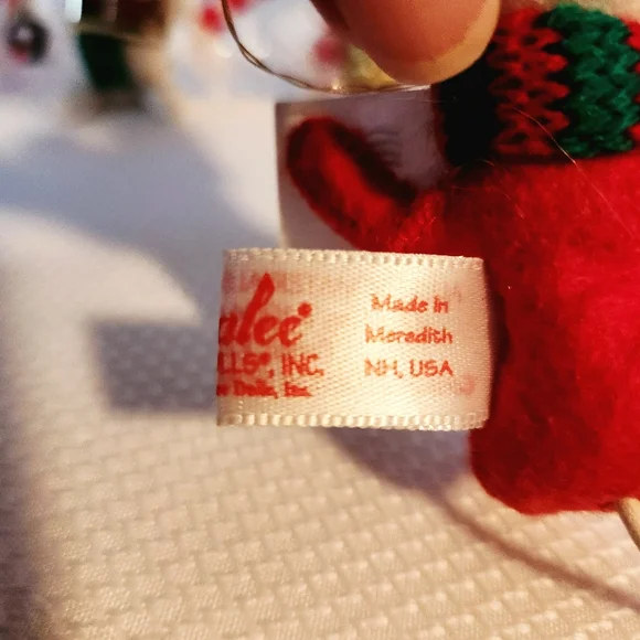 Annalee Christmas Mice Ornaments Baker Rolling Pin Ski Mouse Y2K Angel Bulb - Picture 5 of 5